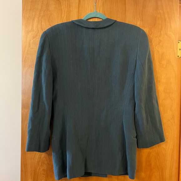 Giorgio Armani Vintage Womens Blazer Jade Green Suit Jacket NWT Sz 40 MSRP $1250 - Picture 4 of 9